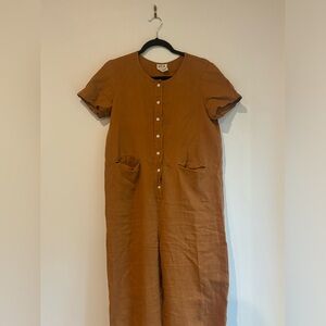 Beaton Linen Jumpsuit size S